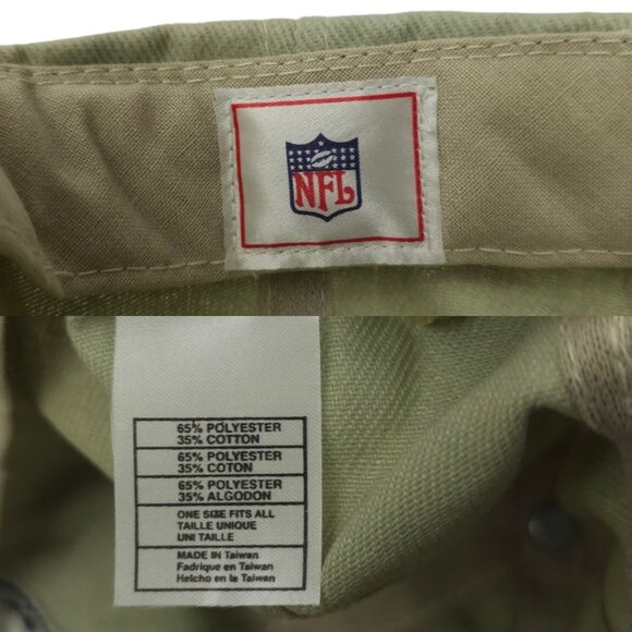 Seattle Seahawks NFL Football Adjustable Size Cap Strapback Baseball Hat Khaki - Picture 8 of 13